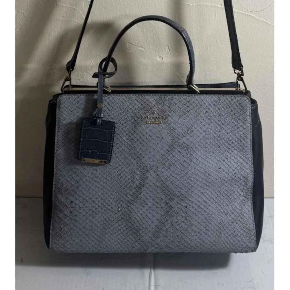 Y2K Kate‎ Spade New York Pembrey Place Angelika Top Handle Bag Light Blue
